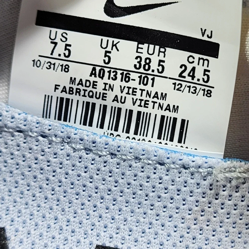 Nike Free RN 5.0 Platinum Pink Black UK 5 EUR 38.5 Womens Running Shoe